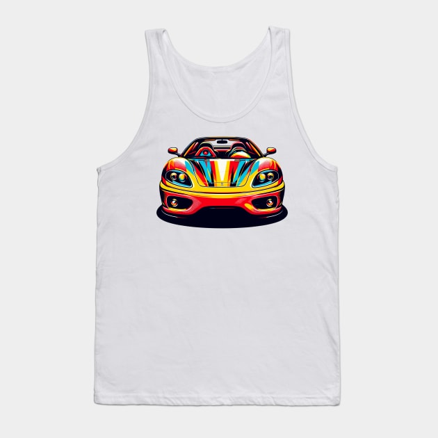 Ferrari 360 spider Tank Top by Vehicles-Art